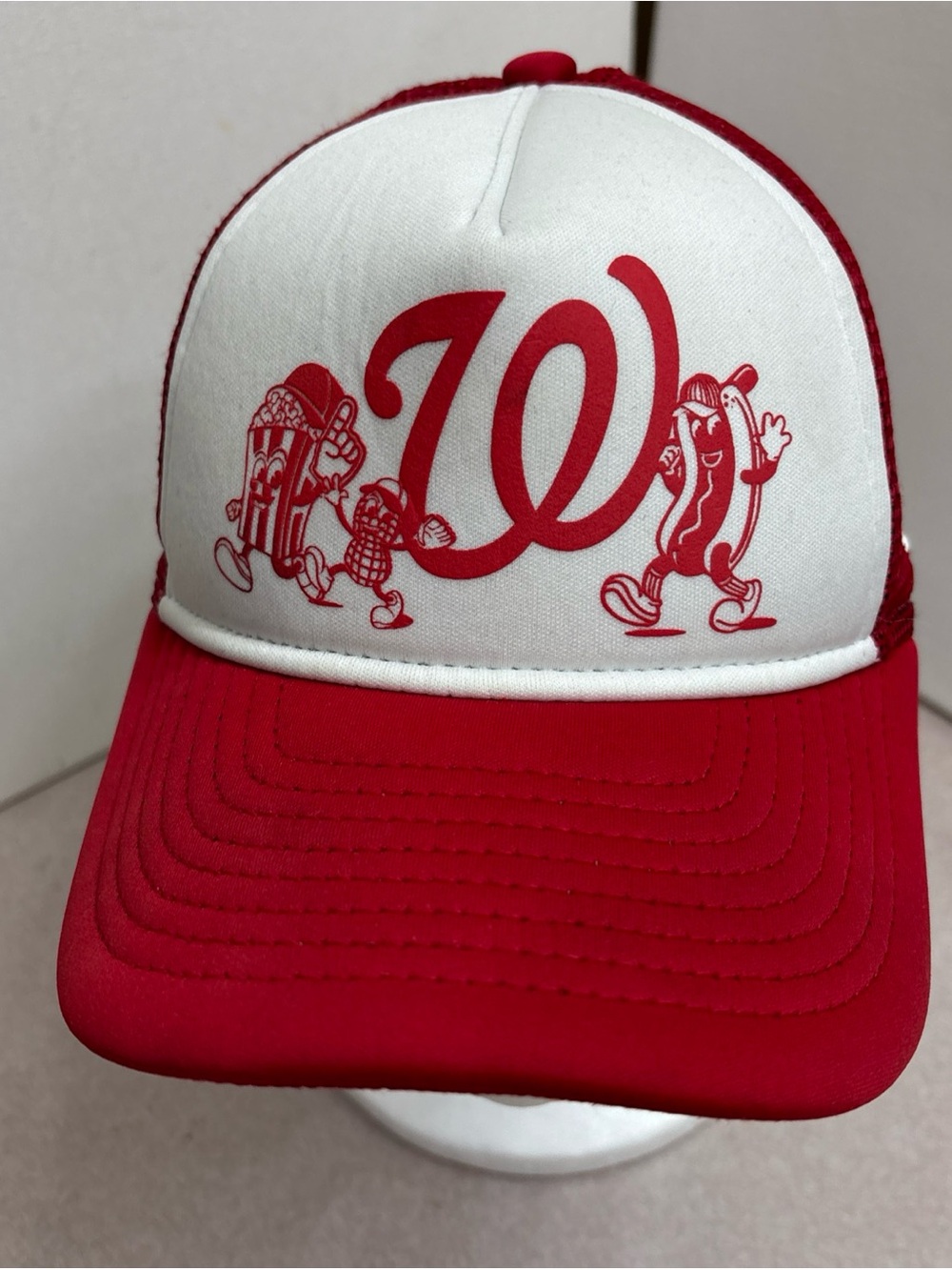 Washington Nationals Concessions Foam Trucker Hat Mesh Snapback Cap YOUTH MLB